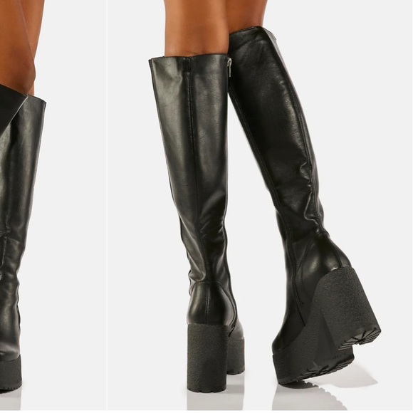 Lamoda Knee High Platform Boots - Picture 4 of 7